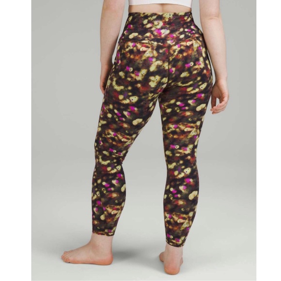 Lululemon Align High-Rise Pant with Pockets 25" Soft Focus Splatter Green Multi - Picture 15 of 15